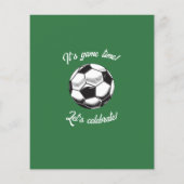 サッカーモダン戦術誕生日招待状 (裏面)