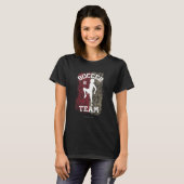 サッカーモナコ国旗サッカー女子サッカーガールズ Tシャツ (正面フル)