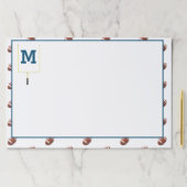 サッカーモノグラムのをテーマにした ペーパーパッド (インサイチュ)