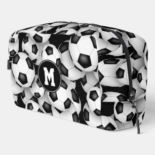 サッカーモノグラムのボールの模様 ドップキット