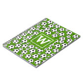 サッカーモノグラム手帳 ノートブック (左側)