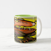 サッカーモンスターツートーンコーヒーマグ ツートーンマグカップ (正面右)