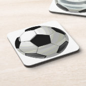 サッカーユニークのアートワーク コースター (左側)