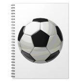 サッカーユニークのアートワーク ノートブック (正面)