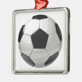 サッカーユニークのアートワーク メタルオーナメント (左)