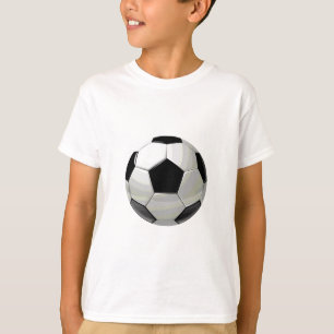 サッカーユニークのアートワーク Tシャツ
