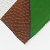 サッカーユニークフィールドサッカー毛布 フリースブランケット (角)