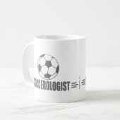 サッカーユーモアのある コーヒーマグカップ (正面左)
