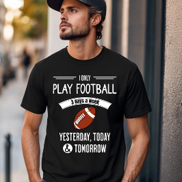 サッカーユーモアプレイヤーデザイン Tシャツ
