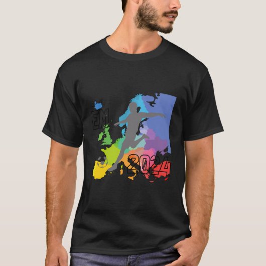 サッカーユーロ2024 Tシャツ (正面)