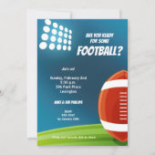 サッカーライト 招待状 (正面)