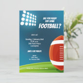 サッカーライト 招待状 (スタンド正面)