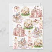 サッカーラグジュアリーガール誕生日 サンキューカード (裏面)