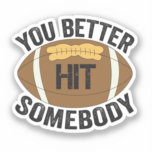 サッカーラグビーおもしろいギフトを当てなさい シール (正面)