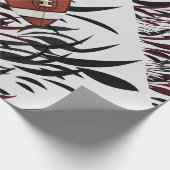 サッカーラッピング紙-デザインカロライナ ラッピングペーパー (角)