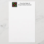 サッカーランニング選手のボール・パターンへの誘導 便箋 (正面)