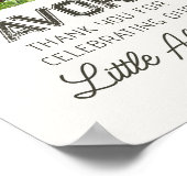 サッカーリトルオールスターの好意誕生日のサイン ポスター (角)