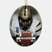 サッカーリーグのキッズスポーツ セラミックオーナメント (右)