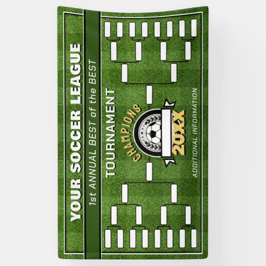 サッカーリーグの大会場一覧 横断幕 (縦)