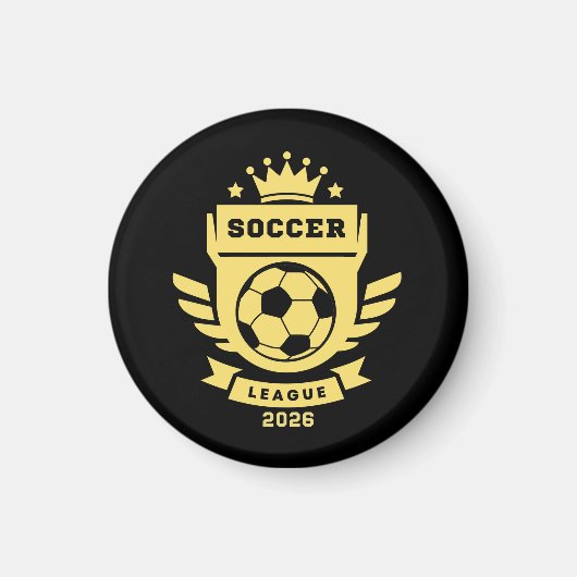 サッカーリーグ2026 マグネット (正面)