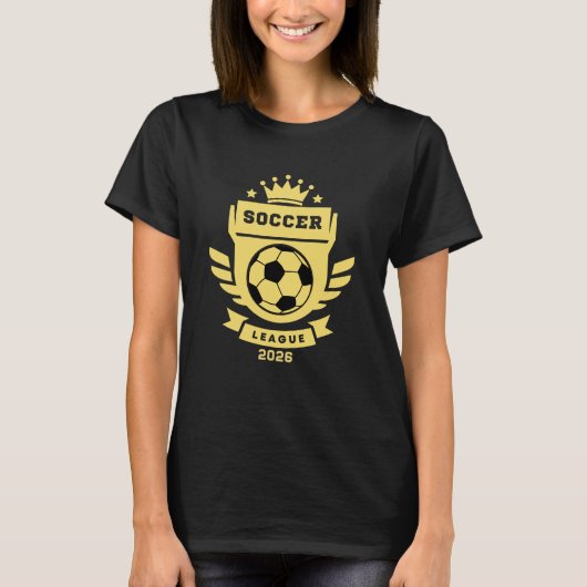 サッカーリーグ2026 Tシャツ (正面)
