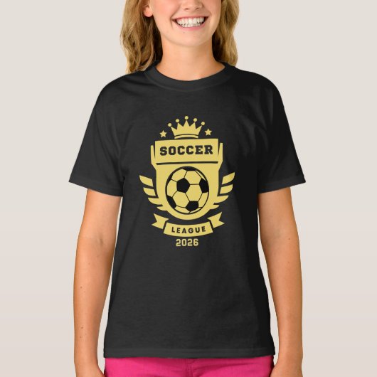 サッカーリーグ2026 Tシャツ (正面)