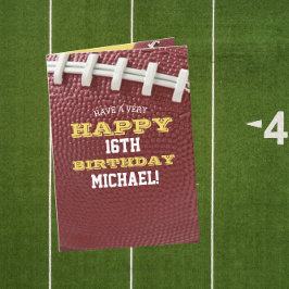 サッカールックあなたの名前と年を追加誕生日 カード