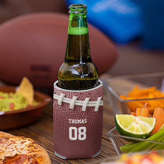 サッカールックの名前と番号パーソナライズされた 缶クーラー