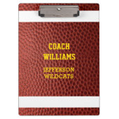 サッカールックパーソナライズされたス クリップボード (正面)