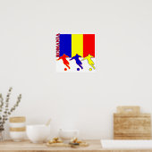 サッカールーマニアのポスター ポスター (キッチン)