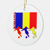 サッカールーマニア セラミックオーナメント (左)