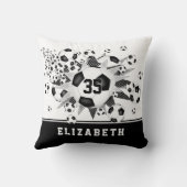 サッカールームのデコガールズスポーツスター クッション (裏面)