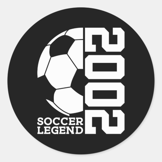 サッカーレジェンド2002 ラウンドシール (正面)