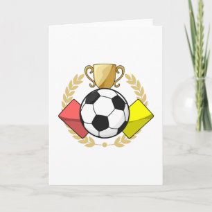 サッカーレッド＆イエローカードトロフィー カード