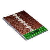 サッカーレースのテクスチャ背景 ノートブック (右側)