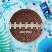 サッカーレースのテクスチャ背景 ペーパープレート (パーティー)