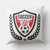 サッカーロゴ装飾用クッション クッション (裏面)