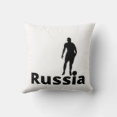 サッカーロシアの クッション (裏面)