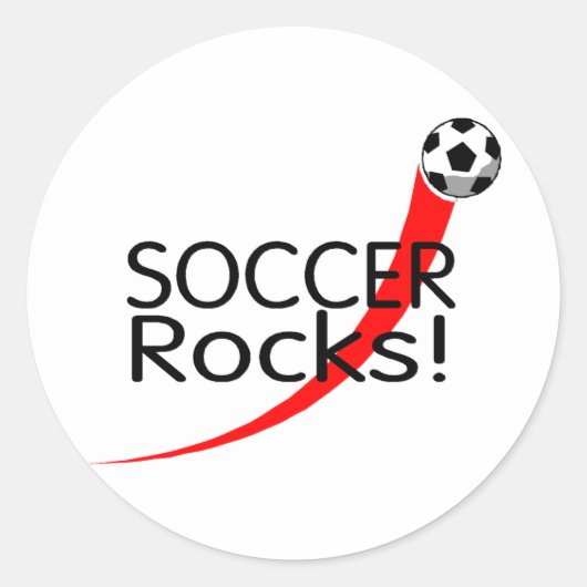 サッカーロック ラウンドシール (正面)