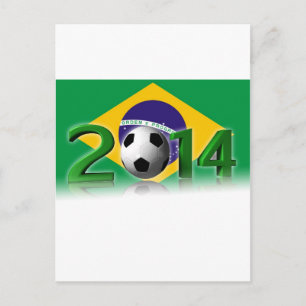サッカーワールドカップ2014 ポストカード