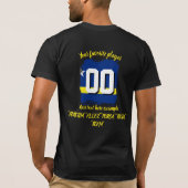 サッカーワールドカップ2026 カラソー+カスタム+国名+T Tシャツ (裏面)