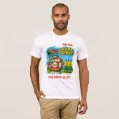 サッカーワールドカップ2026 SUDAFRICA カスタム 名前 国名 Tシャツ (正面フル)