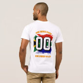 サッカーワールドカップ2026 SUDAFRICA カスタム 名前 国名 Tシャツ (裏面フル)