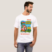 サッカーワールドカップ2026 SUDAFRICA カスタム 名前 国名 Tシャツ (正面フル)