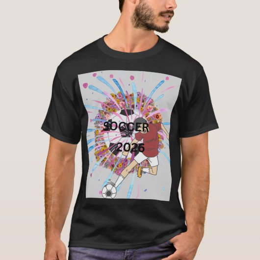 サッカーワールドカップ2026 Tシャツ (正面)