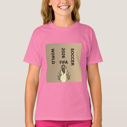 サッカーワールドカップ 2026 Tシャツ (正面)