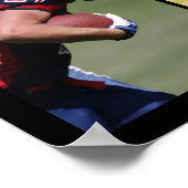 サッカー上級卒業6フォトコラージュ ポスター (角)