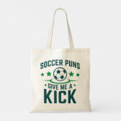 サッカー与えが私を蹴る トートバッグ (裏面)