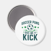 サッカー与えが私を蹴る マグネット (正面/裏面)