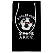 サッカー与えのパッン私のキックスポーツプンダークBG スモールペーパーバッグ (正面)